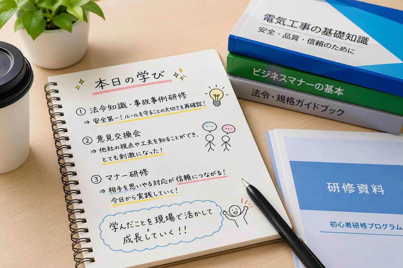 研修でレベルアップ！
